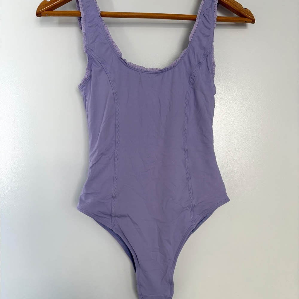 Frankie's Bikinis Purple One Piece Swimsuit